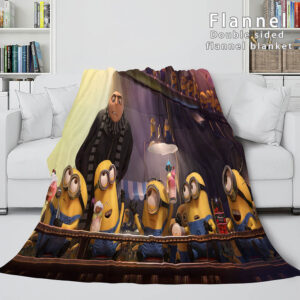 Cute Minions Cosplay Blanket 869