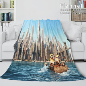 Cute Minions Cosplay Blanket 798