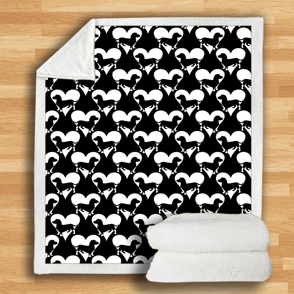 Cute Dachshund Blanket Cute Dachshund Blanket