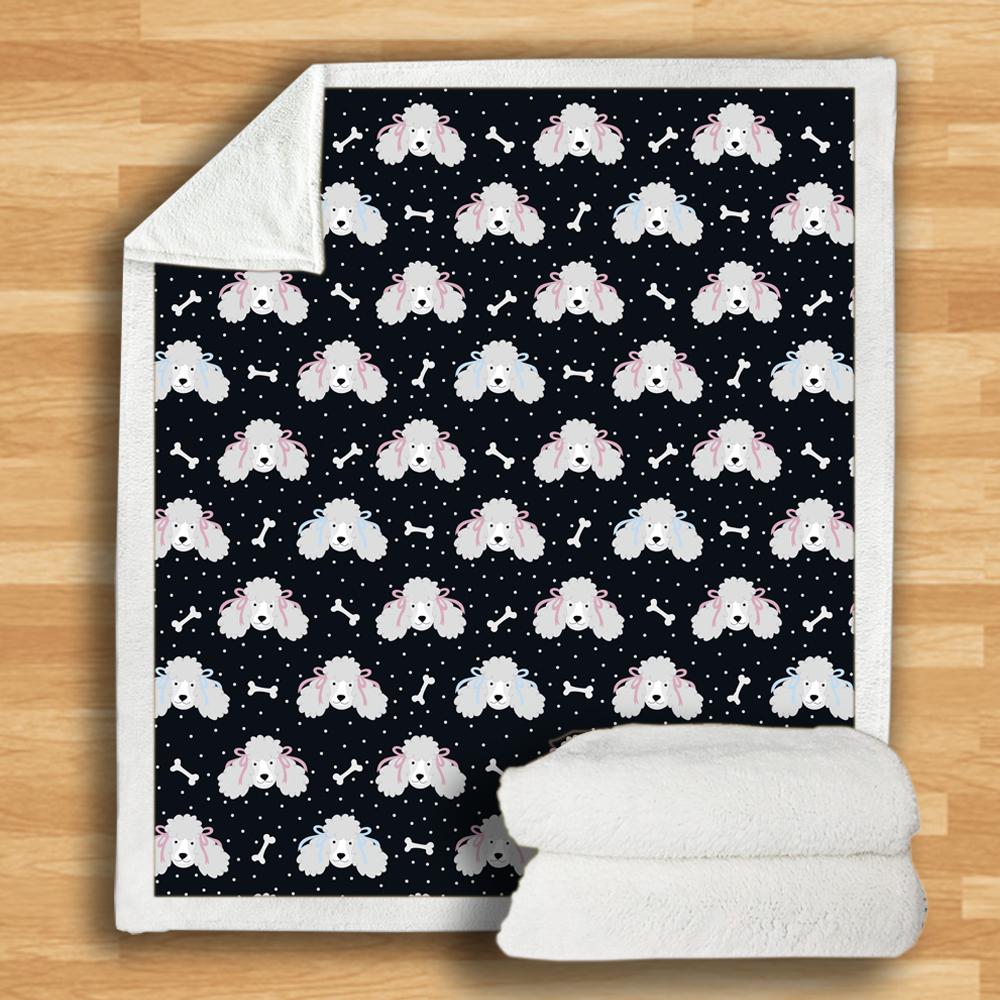 Cute Poodle Blanket Cute Poodle Blanket