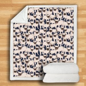 Cute Pug Blanket