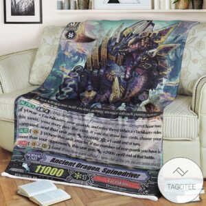 Cv Ancient Dragon Spinodriver Cardfight Vanguard Blanket Tagotee