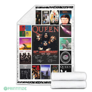 50th Anniversary Queen Band Fleece Blanket