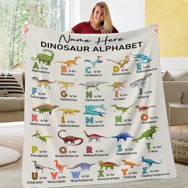 Dinosaur-Alphabet-Custom-Personalized-Blanket-2