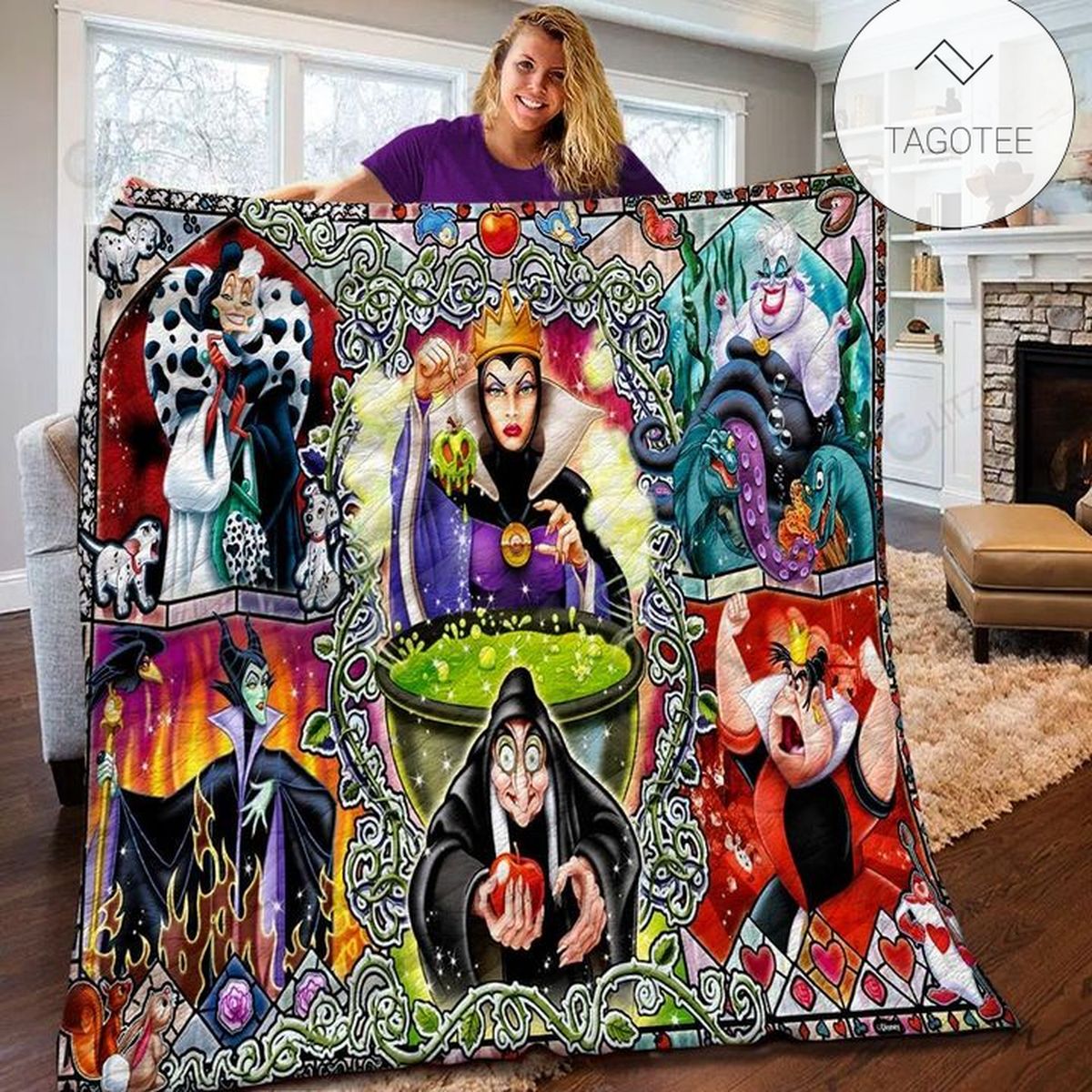 Disney Villain Characters Blanket Disney Villain Characters Blanket