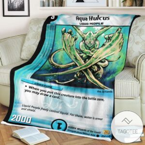 Dm Aqua Hulcus Duel Masters Sherpa Blanket