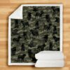 Dogue De Bordeaux Camo Blanket