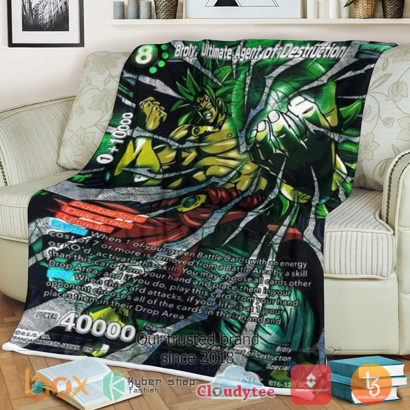 Dragon Ball Broly Ultimate Agent Of Destruction Blanket Dragon Ball Broly Ultimate Agent Of Destruction Blanket
