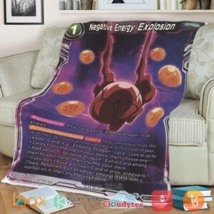 Dragon Ball Negative Energy Explosion Sherpa Blanket