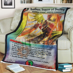Duel Masters Bombazar Dragon Of Destiny Sherpa Blanket