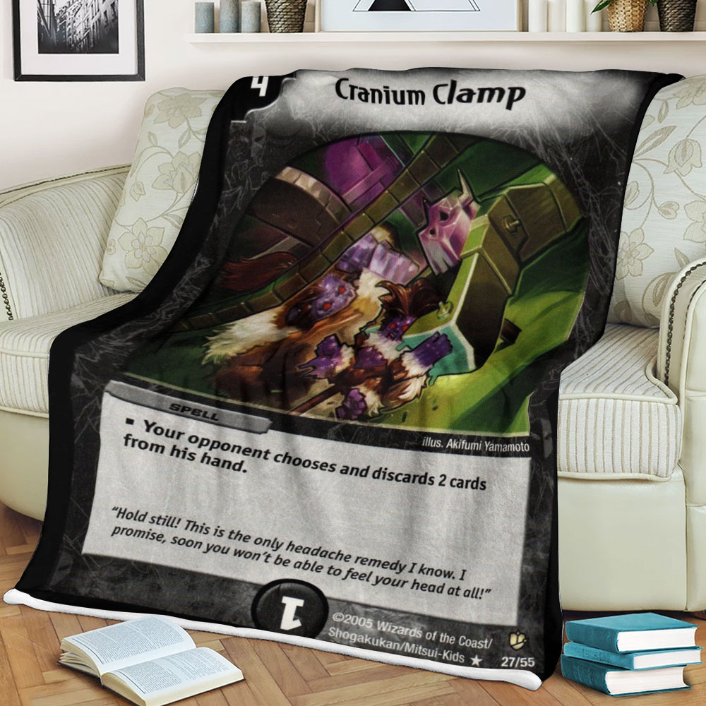 Duel Masters Cranium Clamp Blanket Duel Masters Cranium Clamp Blanket