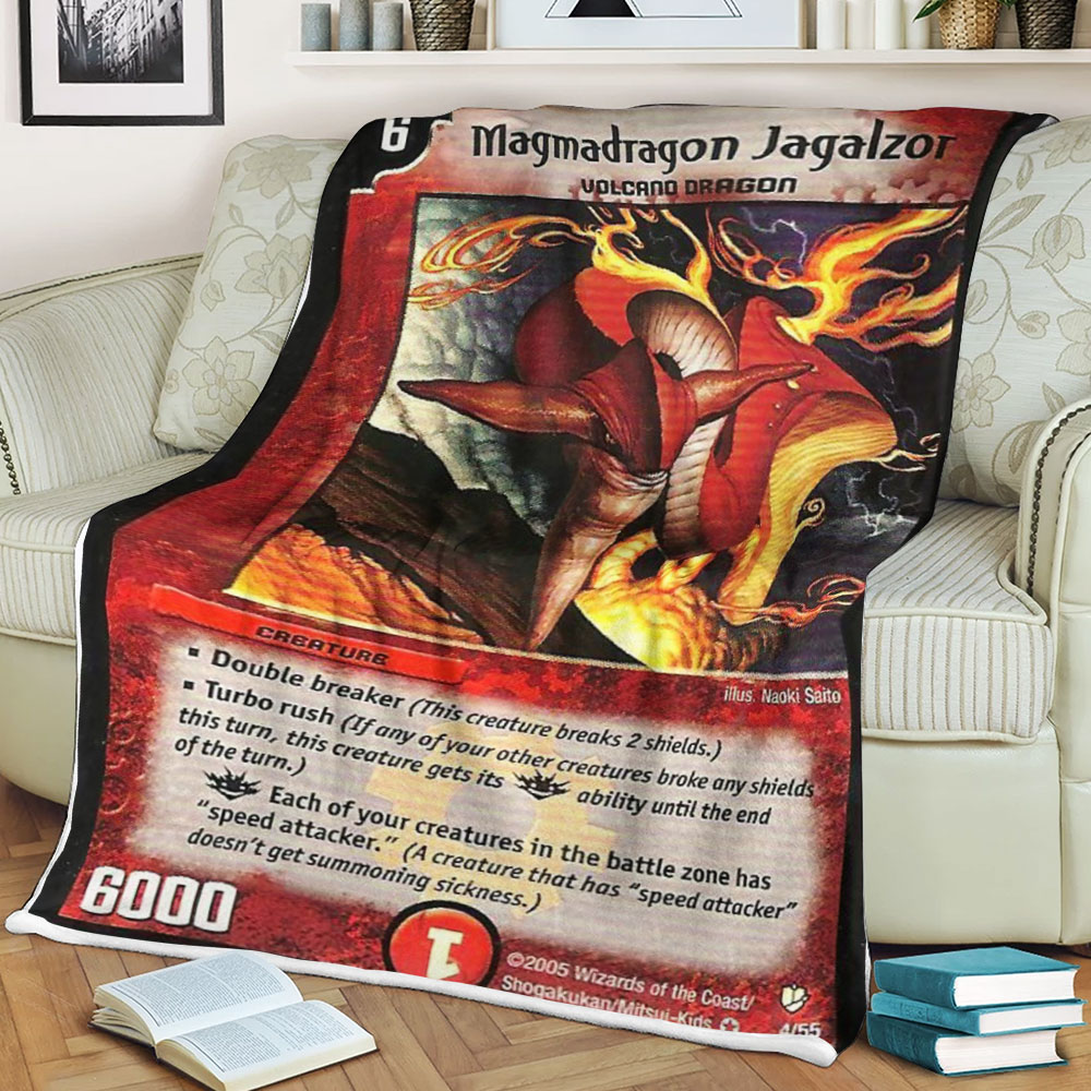 Duel Masters Magmadragon Jagalzor Blanket Duel Masters Magmadragon Jagalzor Blanket