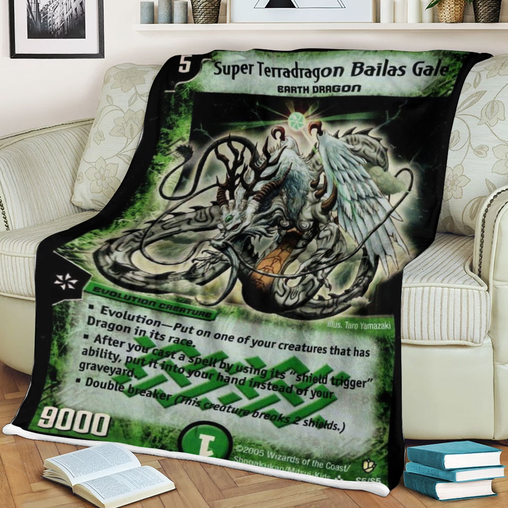 Duel Masters Super Terradragon Bailas Galesherpa Blanket Duel Masters Super Terradragon Bailas Galesherpa Blanket