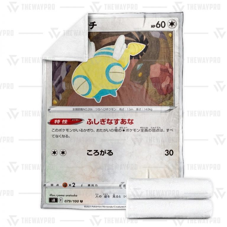 Dunsparce-Japanese-Card-Pokemon-Blanket-1