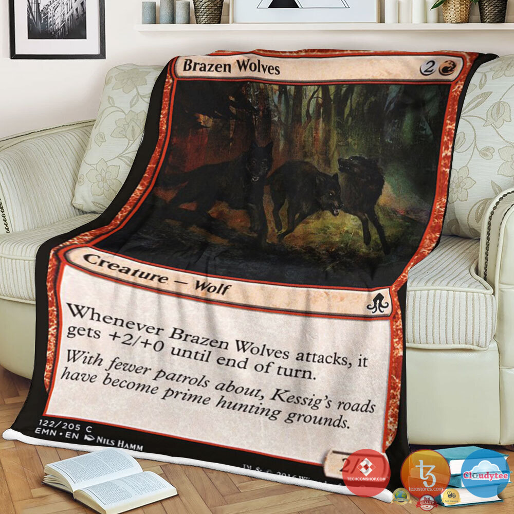 Eldritch Moon 122 Brazen Wolves Blanket Eldritch Moon 122 Brazen Wolves Blanket