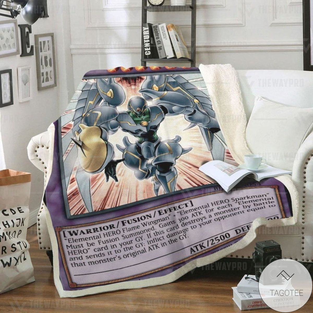 Elemental Hero Shining Flare Wingman Custom Blanket Elemental Hero Shining Flare Wingman Custom Blanket
