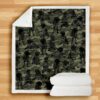 English Mastiff Camo Blanket