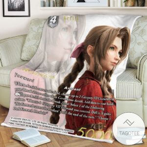 Ff Final Fantasy Aerith Blanket