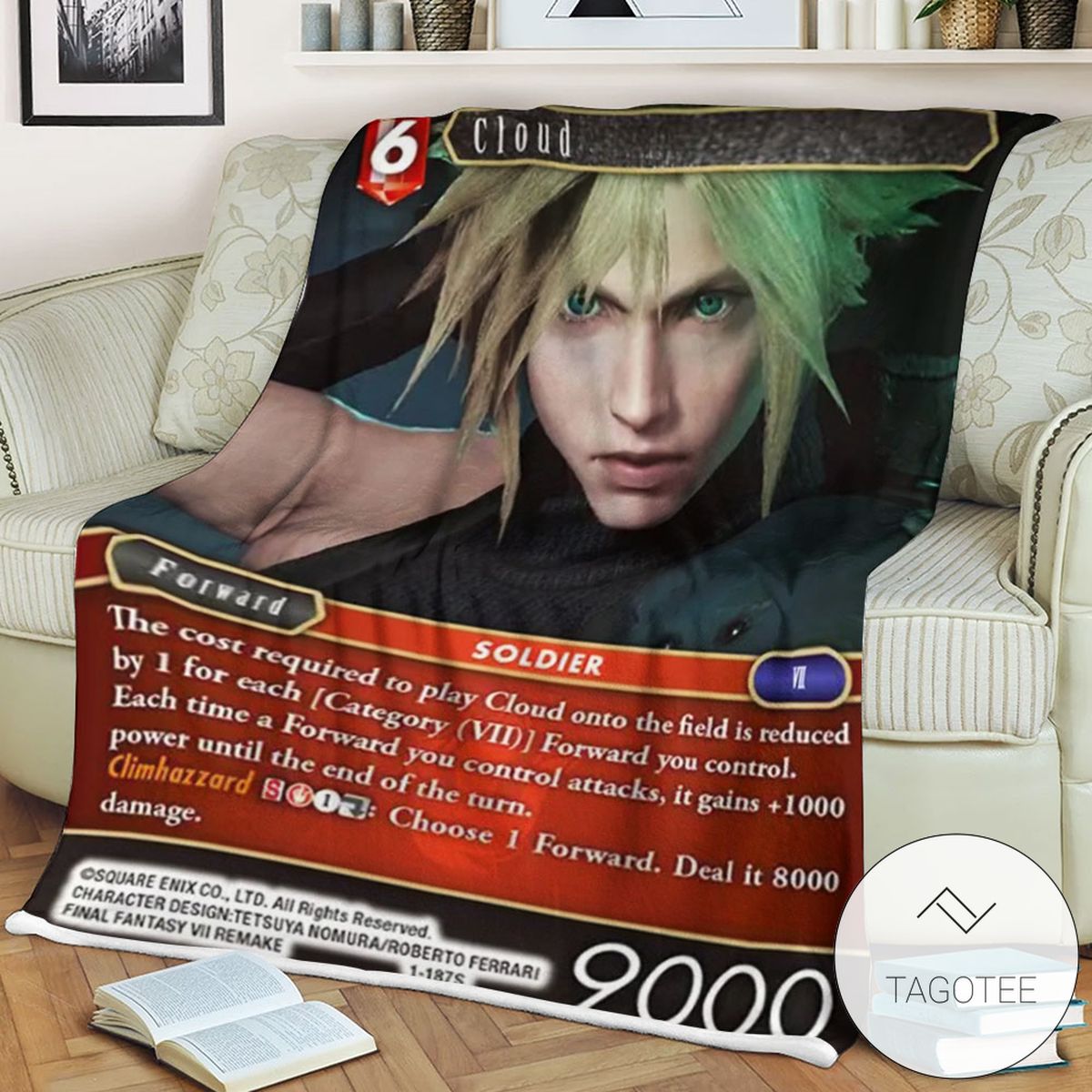 Ff Final Fantasy Cloud Blanket Ff Final Fantasy Cloud Blanket