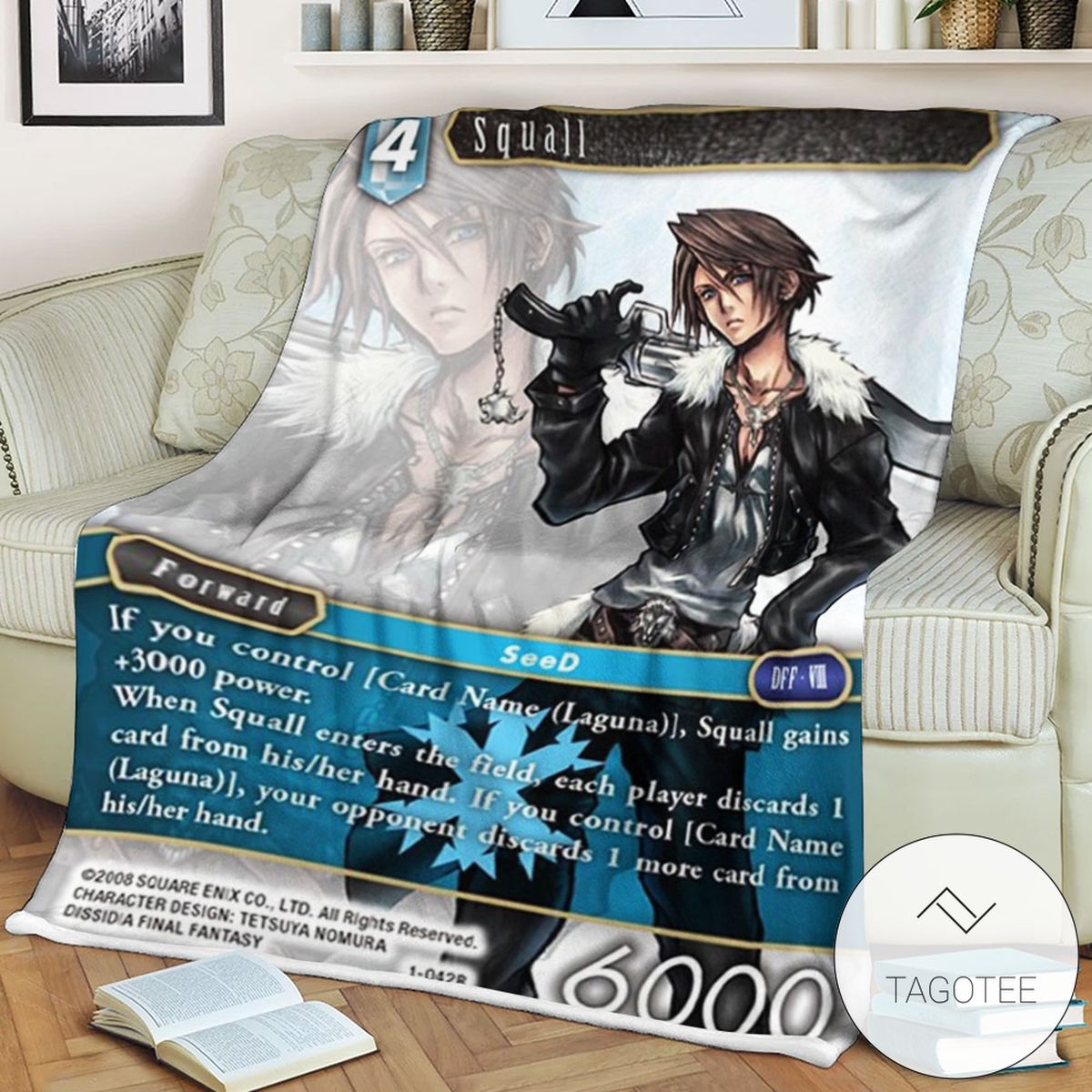 Ff Final Fantasy Squall Blanket Tagotee Ff Final Fantasy Squall Blanket Tagotee