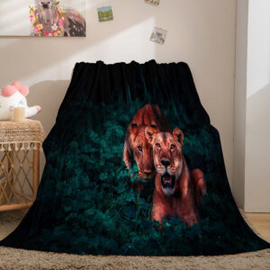 Fiercely Lion Blanket 390