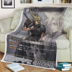 Final Fantasy Cloud Sherpa Blanket 2
