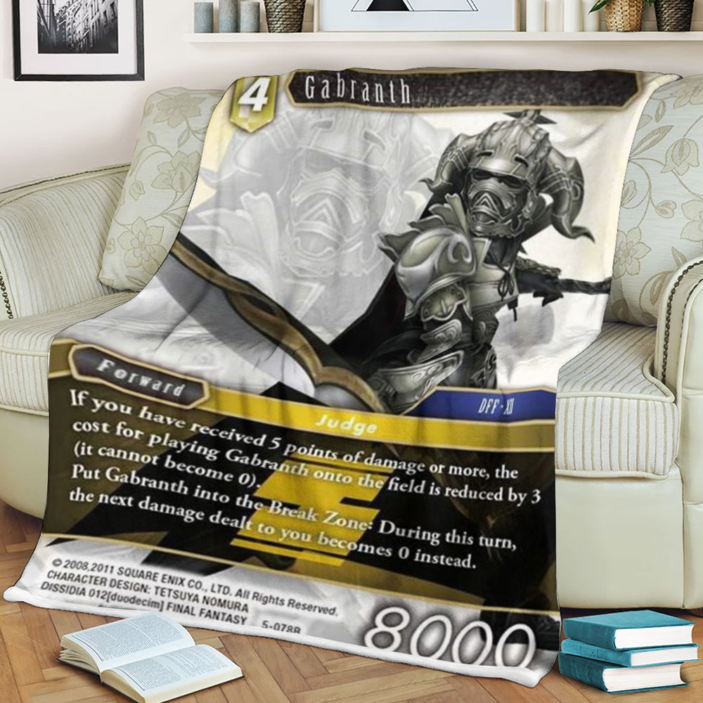 Final Fantasy Gabranth Sherpa Blanket Final Fantasy Gabranth Sherpa Blanket