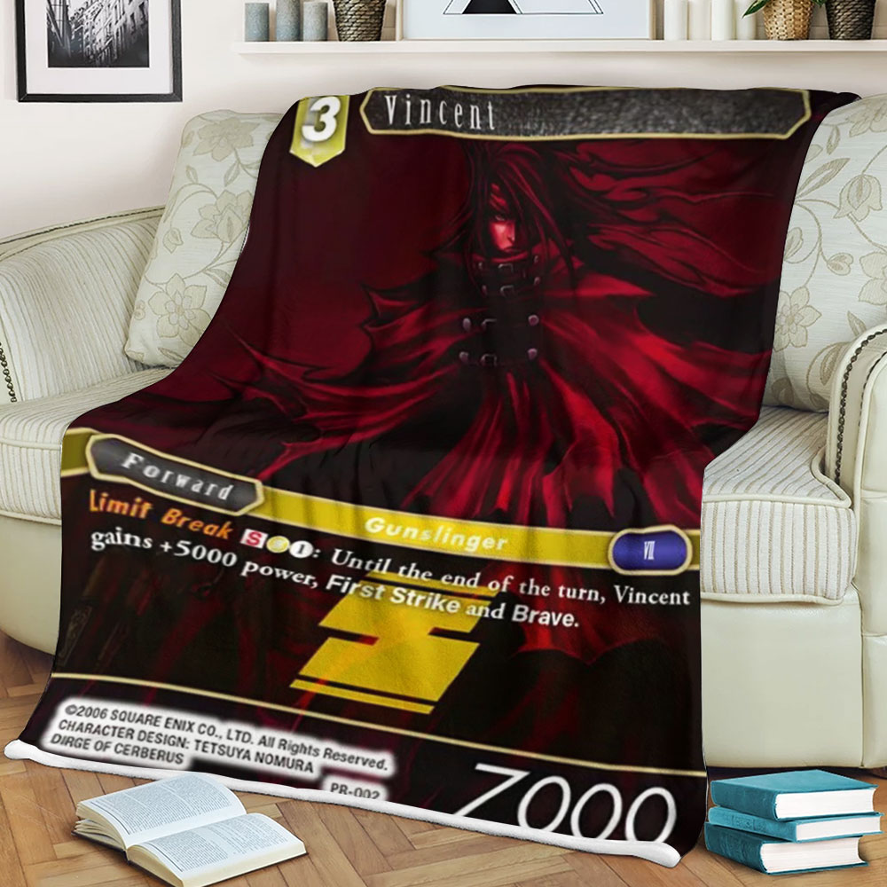 Final Fantasy Vincent Sherpa Blanket Final Fantasy Vincent Sherpa Blanket