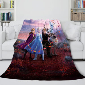 Frozen 2 Anna Elsa Blanket 634