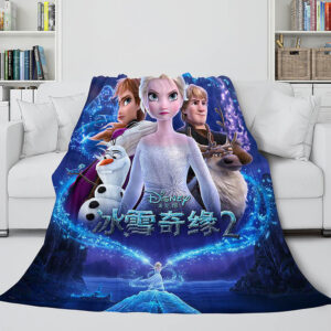 Frozen 2 Anna Elsa Blanket 749
