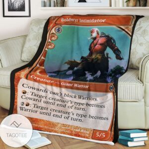 Fut 111 Boldwyr Intimidator Mtg Game Magic The Gathering Blanket