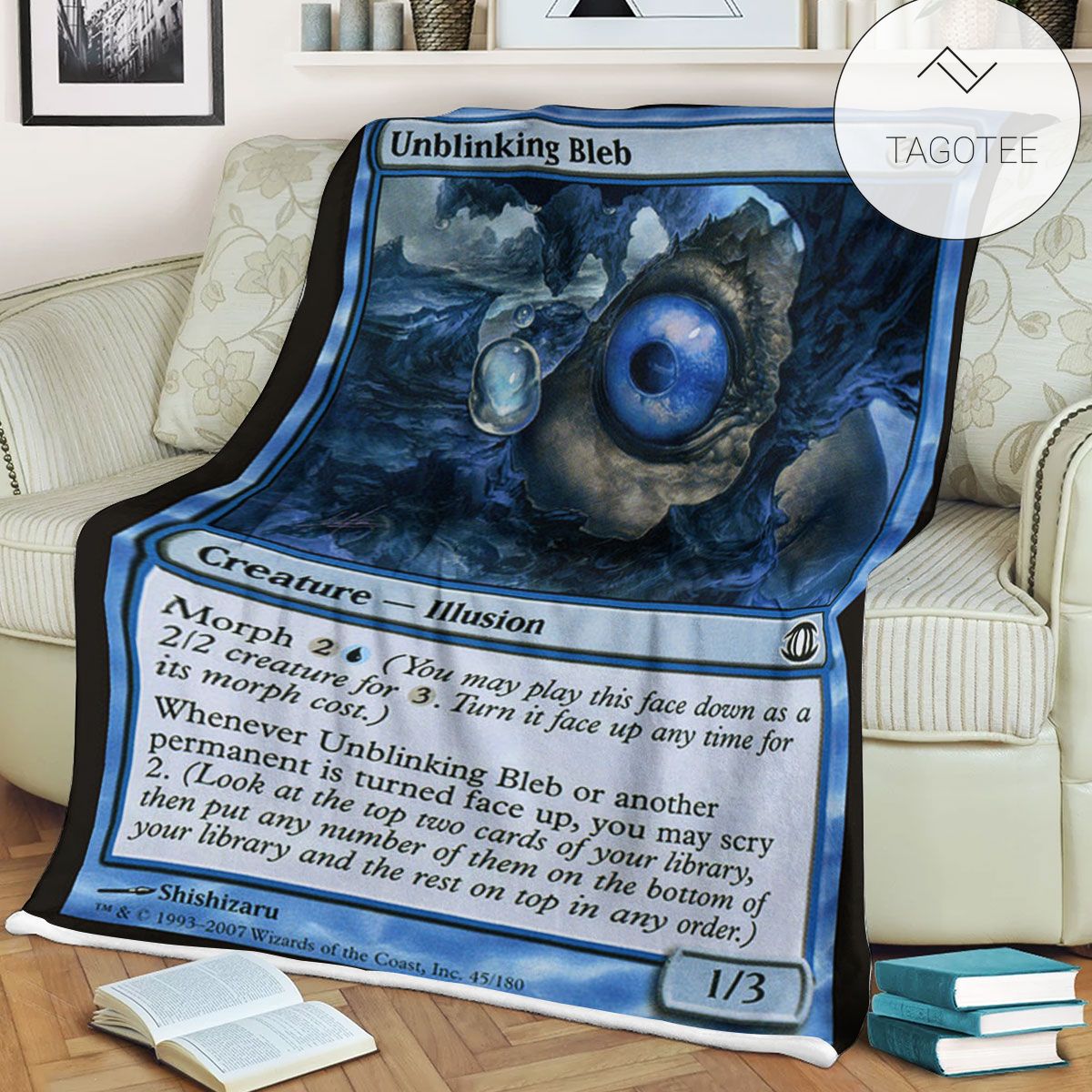Fut 45 Unblinking Bleb Mtg Game Magic The Gathering Fleece Blanket Fut 45 Unblinking Bleb Mtg Game Magic The Gathering Fleece Blanket