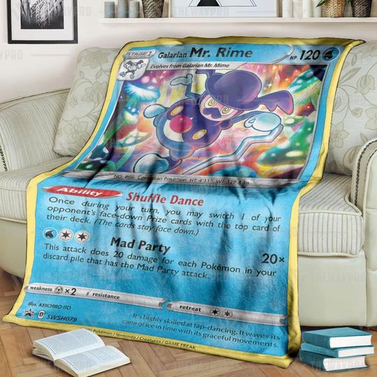 Galarian-Mr.-Rime-Pokemon-Blanket-3