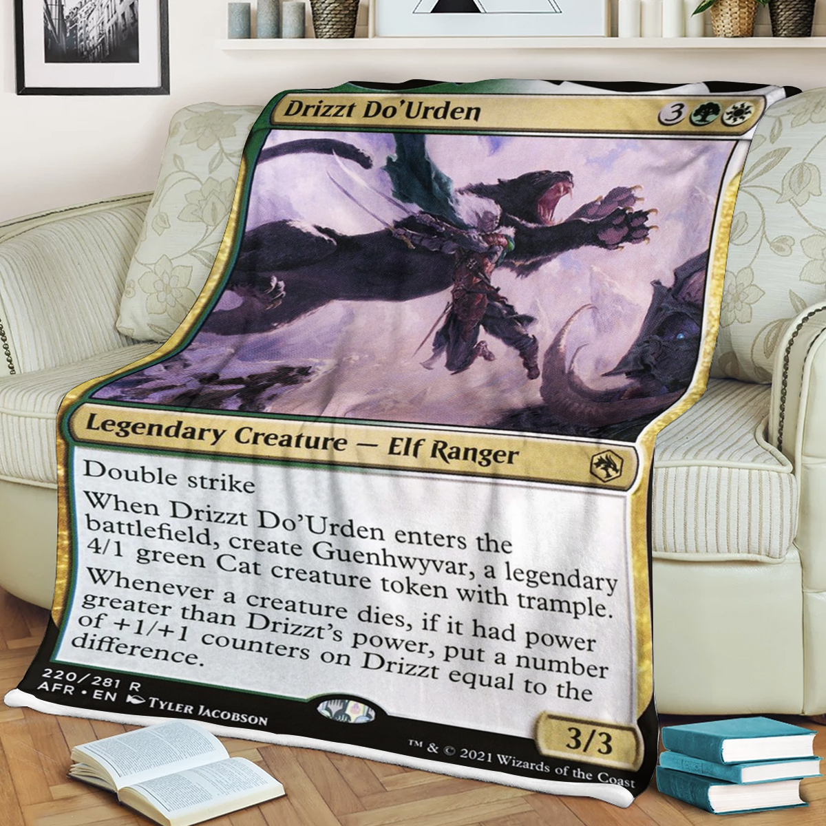 Game Dungeons And Dragons Drizzt Dourden Blanket Game Dungeons And Dragons Drizzt Dourden Blanket