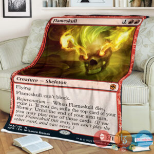 Game Dungeons And Dragons Flameskull Blanket