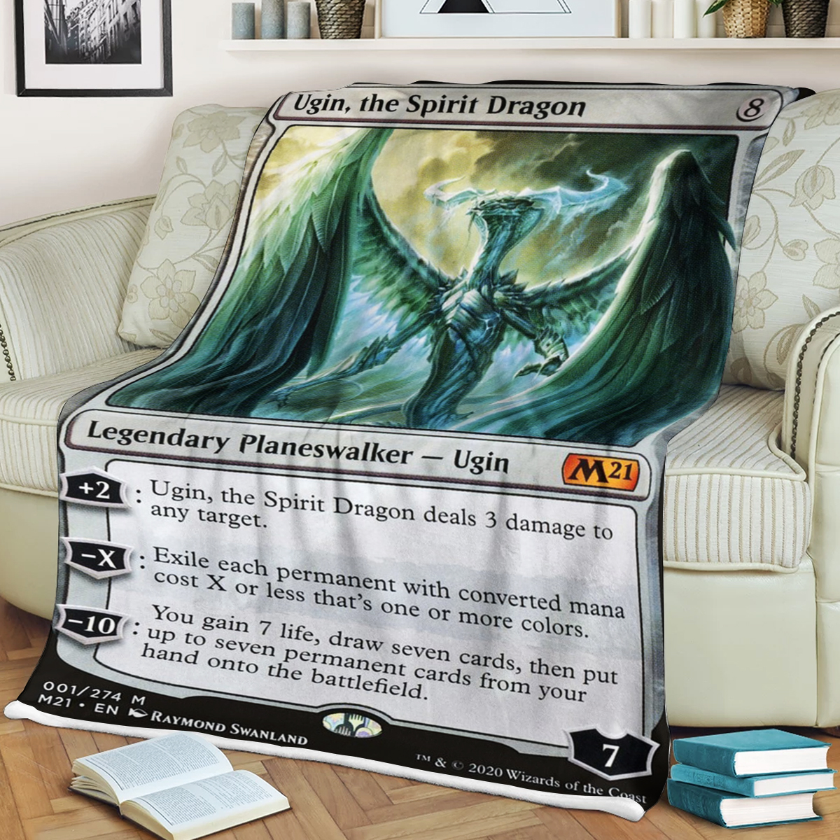 Game Dungeons And Dragons Ugin The Spirit Dragon Blanket Game Dungeons And Dragons Ugin The Spirit Dragon Blanket