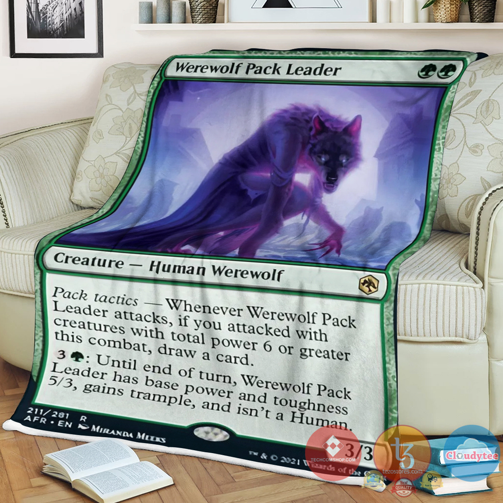 Game Dungeons And Dragons Werewolf Pack Leader Blanket Game Dungeons And Dragons Werewolf Pack Leader Blanket