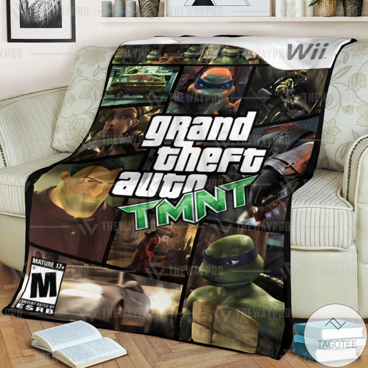 Game Grand Theft Auto Teenage Mutant Ninja Turtles Blanket Game Grand Theft Auto Teenage Mutant Ninja Turtles Blanket