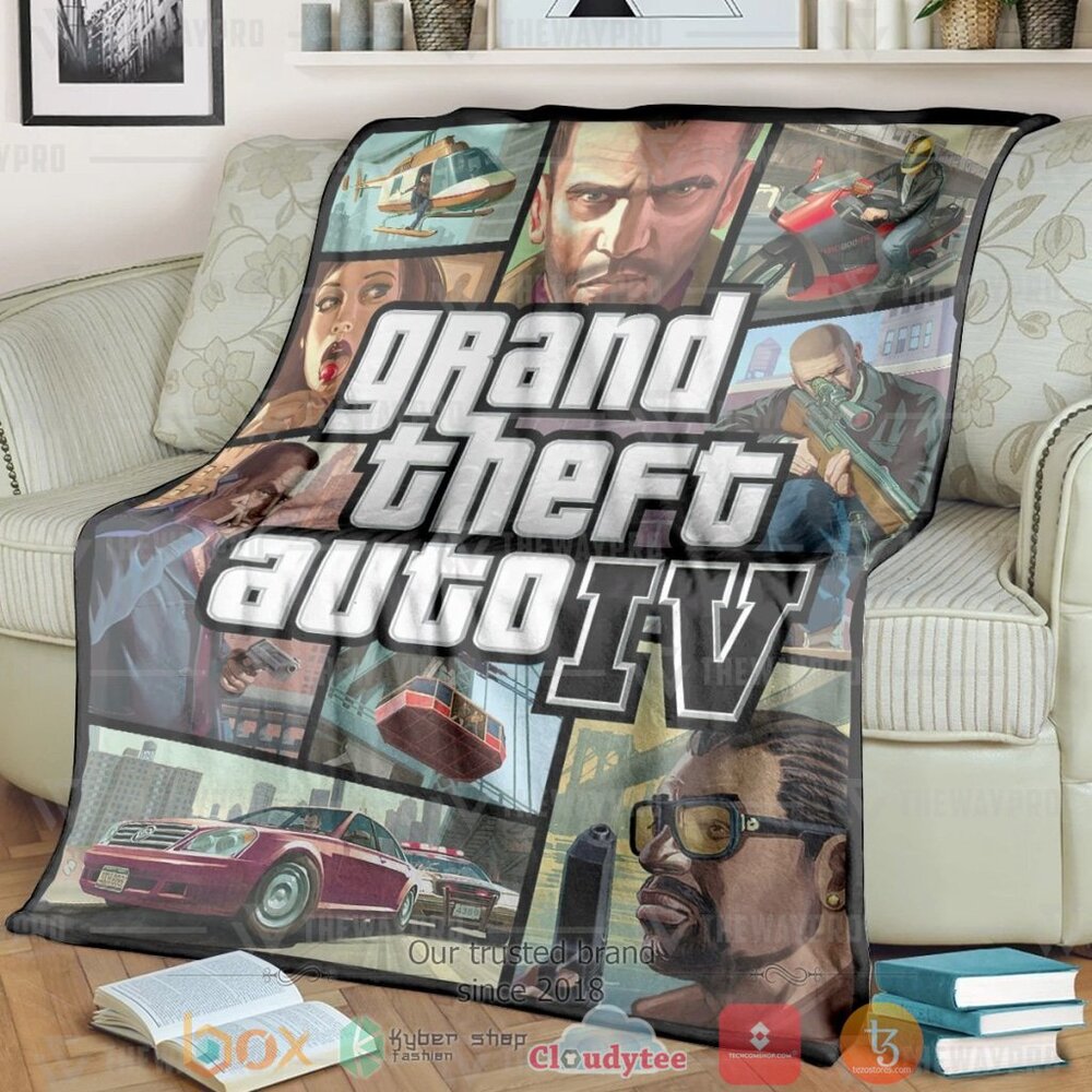 Game Gta Iv Custom Soft Blanket 2 Game Gta Iv Custom Soft Blanket 2