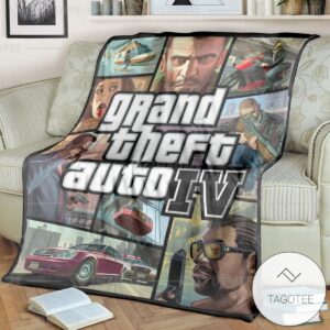 Game Gta Iv Custom Soft Blanket