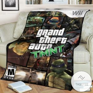 Game Gta Teenage Mutant Ninja Turtles Cover Custom Soft Blanket