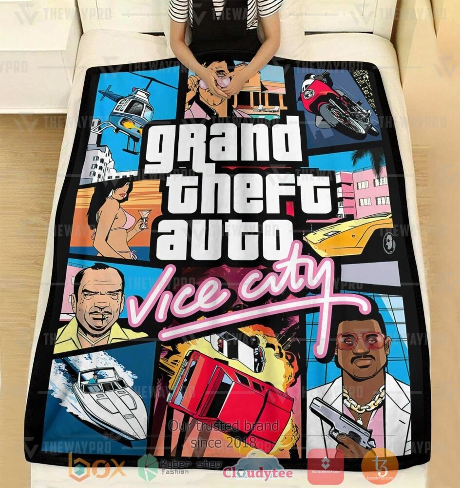 Game-Gta-Vice-City-Custom-Soft-Blanket-1-1