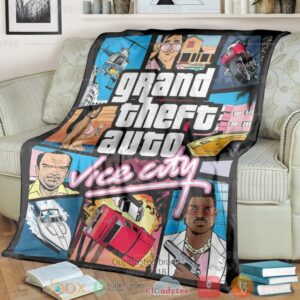 Game Gta Vice City Custom Soft Blanket 2