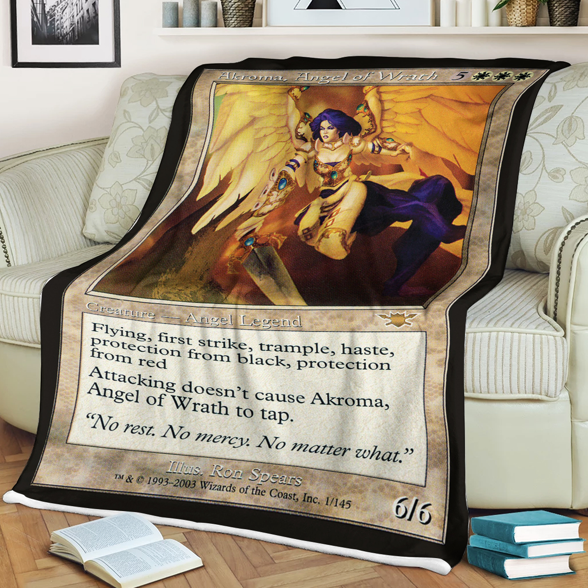 Game Magic The Gathering Akroma Angel Of Wrath Sherpa Blanket 2 Game Magic The Gathering Akroma Angel Of Wrath Sherpa Blanket 2