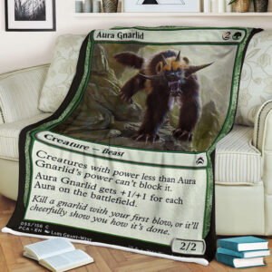 Game Magic The Gathering Aura Gnarlid Sherpa Blanket