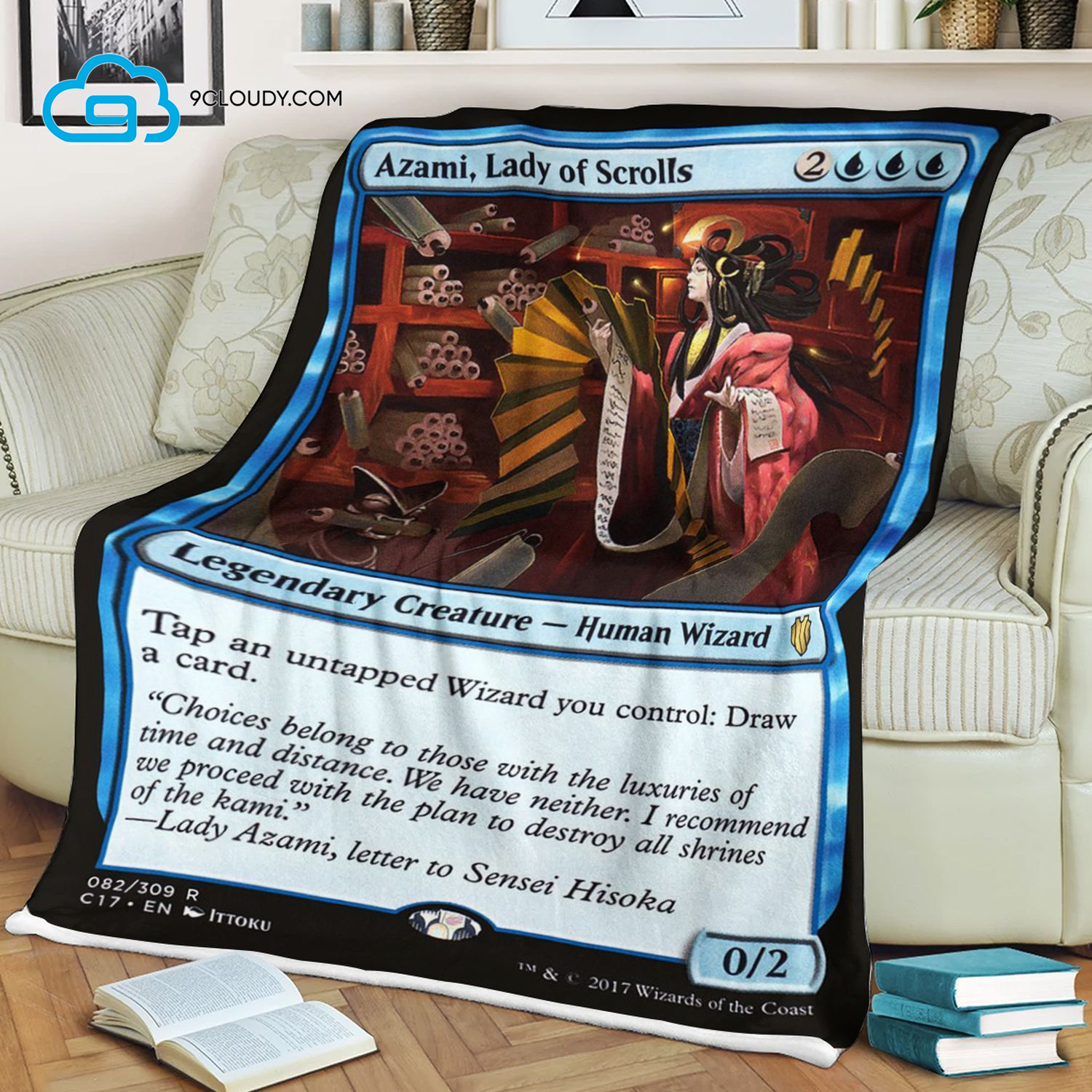Game Magic The Gathering Azami Lady Of Scrolls Blanket Game Magic The Gathering Azami Lady Of Scrolls Blanket