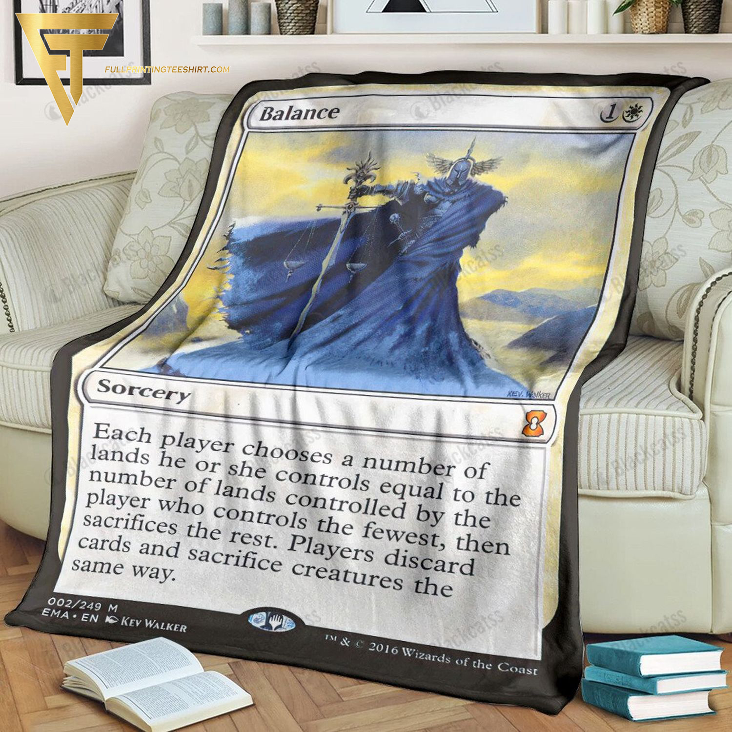 Game Magic The Gathering Balance All Over Print Blanket Game Magic The Gathering Balance All Over Print Blanket