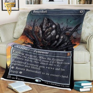 Game Magic The Gathering Batterskull Blanket