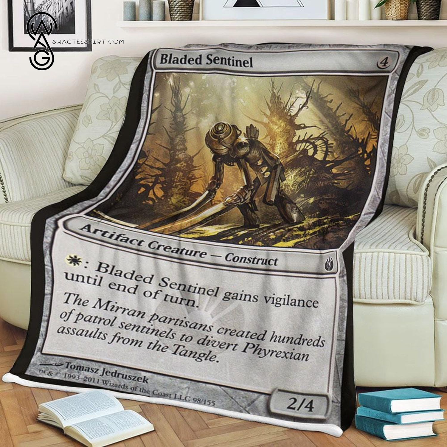 Game Magic The Gathering Bladed Sentinel Blanket Game Magic The Gathering Bladed Sentinel Blanket