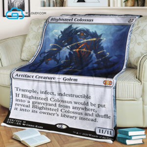 Game Magic The Gathering Blightsteel Colossus Blanket